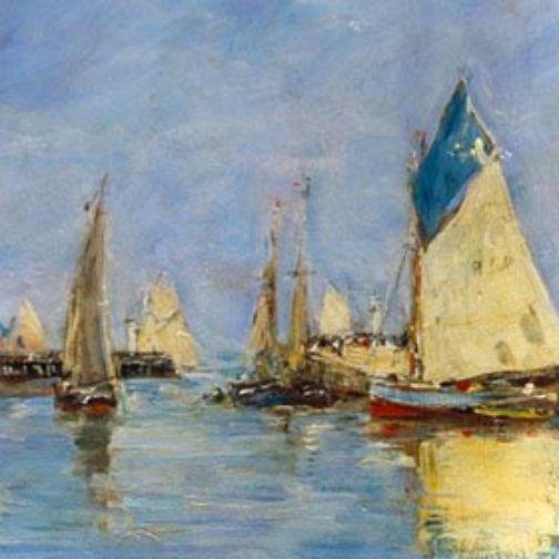 Reproduction d’un tableau d’Eugène Boudin