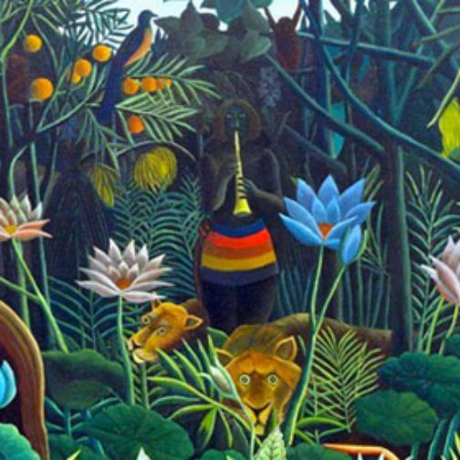 Peinture de Henri Rousseau – copie à la main