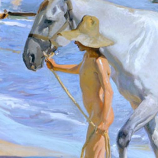 Copie peinte d’un tableau de Joaquin Sorolla
