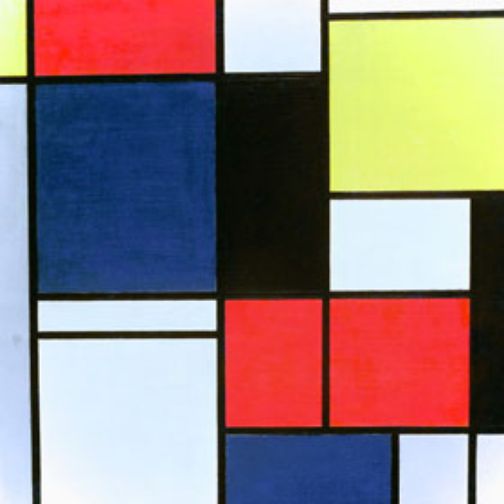 Tableau de Piet Mondrian – reproduction traditionnelle