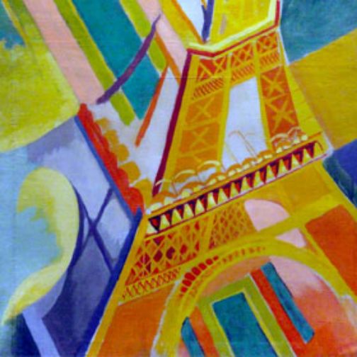 Reproduction peinte d’un tableau de Robert Delaunay