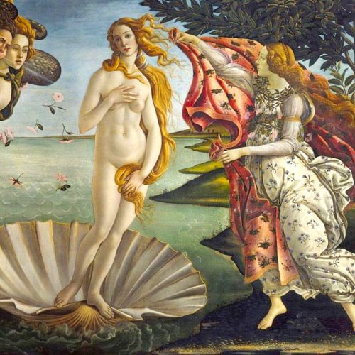 Major tones in Botticelli’s “The Birth of Venus”