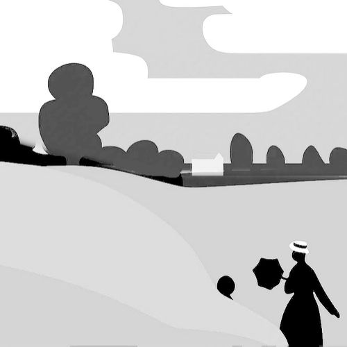 Value reading and visual balance in Monet’s “Poppies”