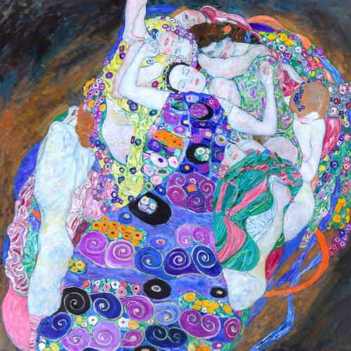 Copy of the original artwork: The Virgins by Gustav Klimt, on order