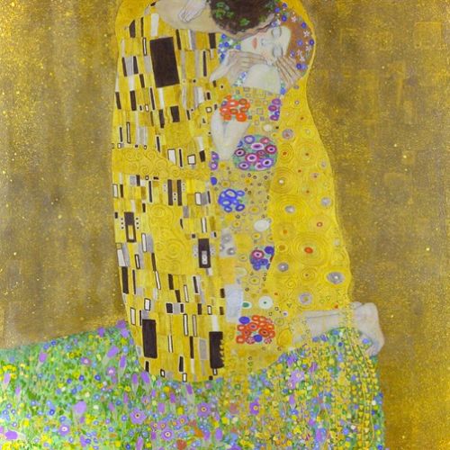 Classical copy of a painting by Klimt, oil on canvas