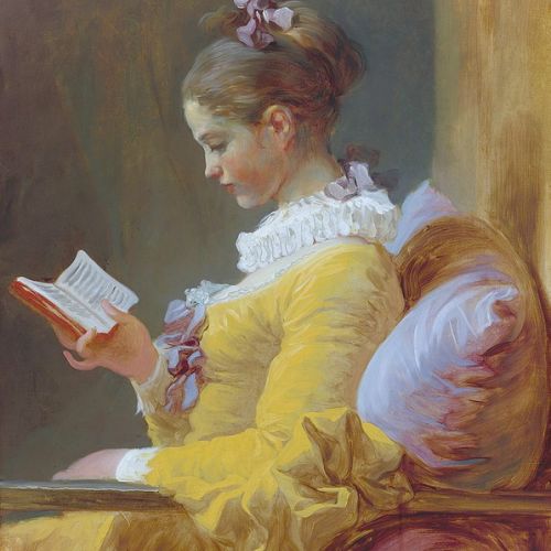Oil painting reproduction of The Reader by Fragonard, handmade painting
