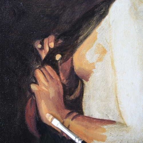 Nude after Sargent: material rendering of the flesh