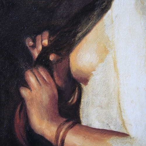 Nude after Sargent: modeling the hands with gradients