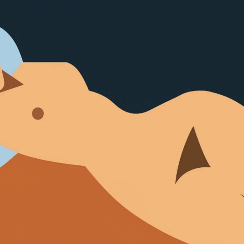 Essential forms in Modigliani’s “Reclining Nude”