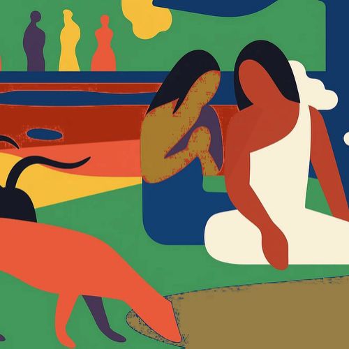 Essential forms in Gauguin’s “Arearea”