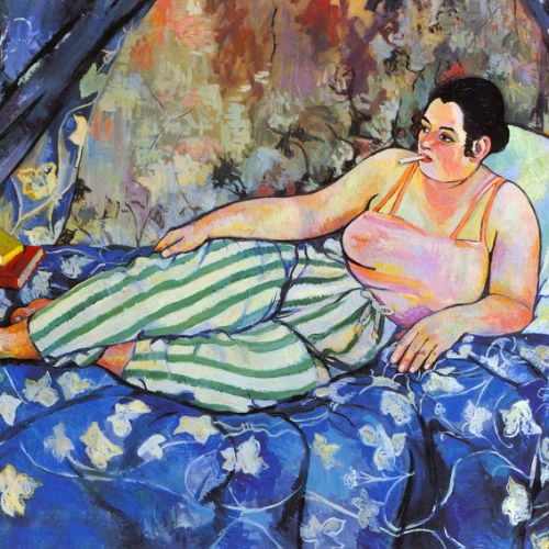 Looking for a professional copyist for The Blue Room by Suzanne Valadon