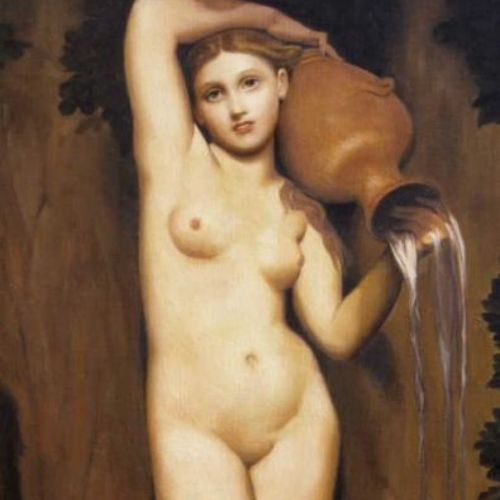 Nude after Ingres, La Source: finished painting