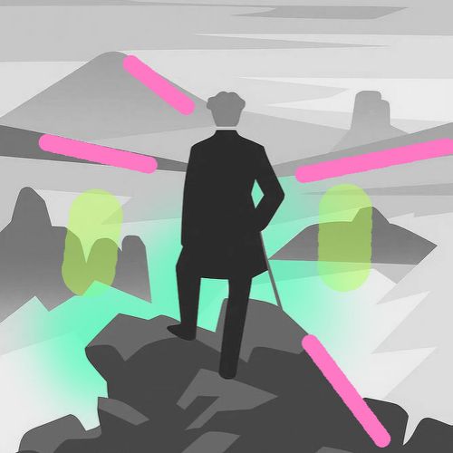 Light–dark contrasts in Friedrich’s “Wanderer above the Sea of Fog”