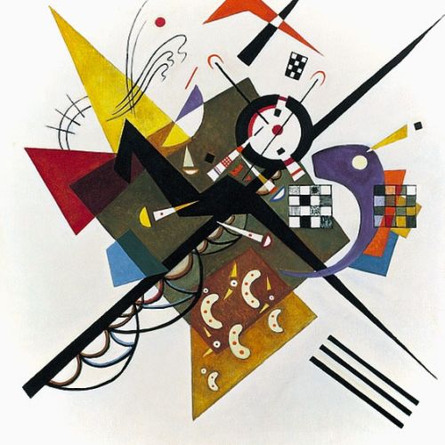 Have On White II by Wassily Kandinsky painted on order, master copy
