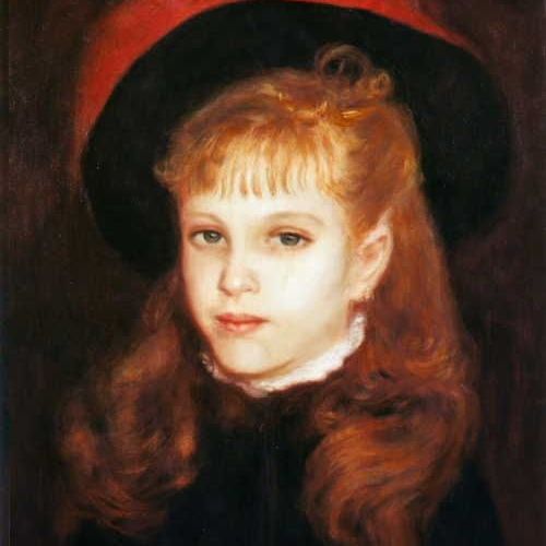 Portrait after Renoir: final result