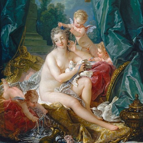 Reproduction of a famous painting: The Toilet of Venus by François Boucher, custom-made