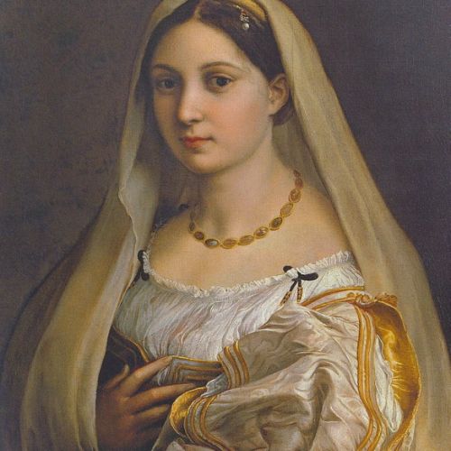 Have the famous La Donna Velata (The Veiled Lady) by Raphael reproduced, custom-made