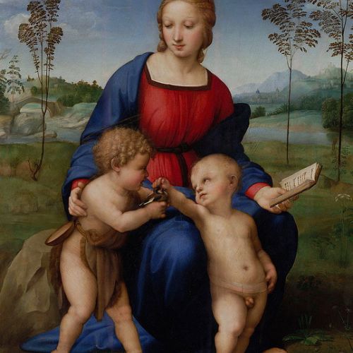 Have The Madonna of the Goldfinch by Raphael painted on order, master copy