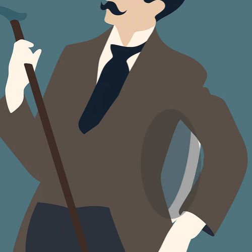 Simplified masses in Boldini’s “Portrait of the Baron de Montesquiou”