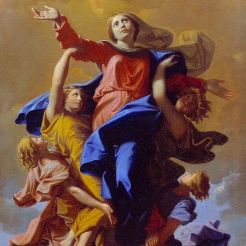 Custom reproduction of The Assumption of the Virgin by Nicolas Poussin