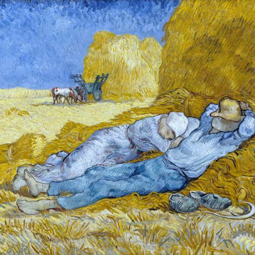 Reproduction of a master: The Siesta (La Méridienne) by Van Gogh, on order