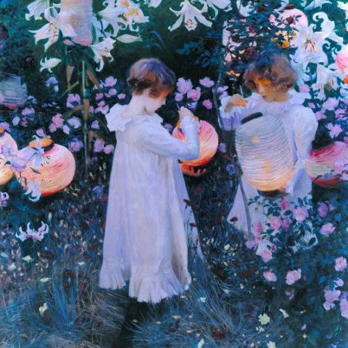 Reproduction of a master: Carnation, Lily, Lily, Rose by John Singer Sargent, commissioned
