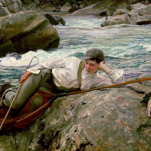 Handmade painting: reproduction of Holiday Sketches by John Singer Sargent