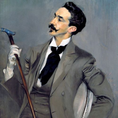 Personalized painting: copy of Portrait of Count Montesquiou by Giovanni Boldini, on order