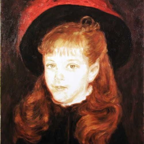 Portrait after Renoir: gradients and details