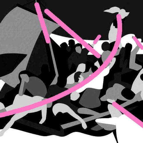 Value analysis and focal path in Géricault’s “The Raft of the Medusa”