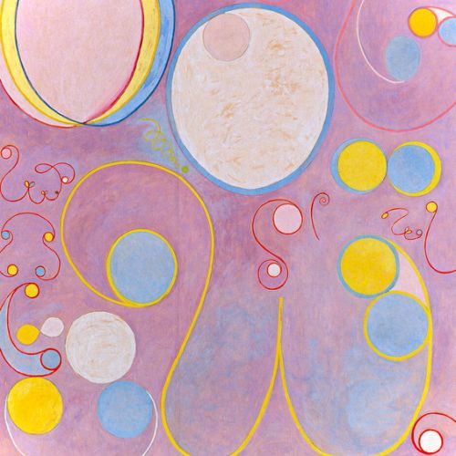 Looking for an artist to reproduce The Ten Largest No. 8 Adulthood by Hilma af Klint, hand-painted