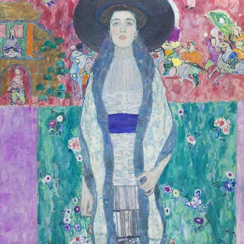 Custom painting: copy of Portrait of Adele Bloch-Bauer II by Klimt, handmade