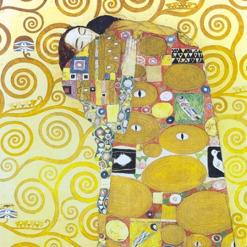 Reproduction of a famous painting: Preparatory Drawing by Gustav Klimt, commissioned painting