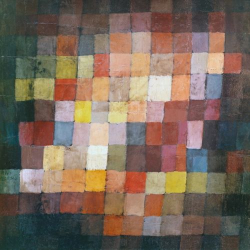 Copy of the original work: Ancient Harmony by Paul Klee, on order