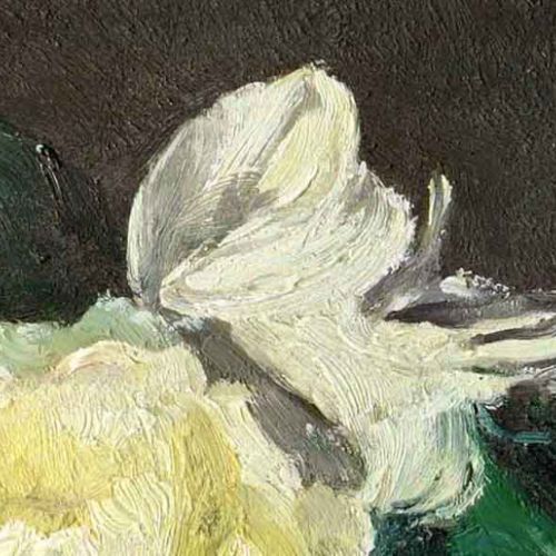 Still life — close-up of petals, texture, and brushwork