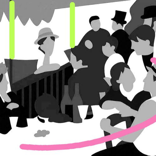 Light–dark contrasts and focal point in Renoir’s “Luncheon of the Boating Party”