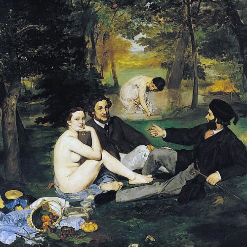 Have the painting Luncheon on the Grass by Édouard Manet copied in oil on canvas
