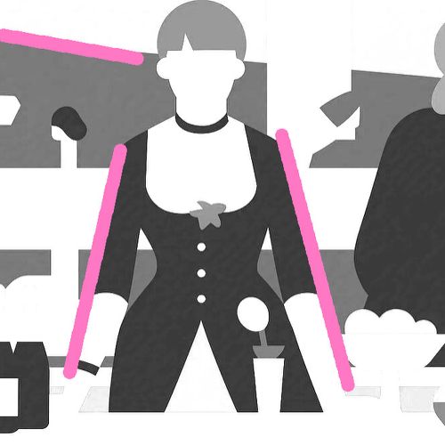 Contrasts and lighting in Manet’s “A Bar at the Folies-Bergère”