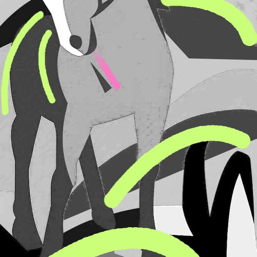 Light–dark contrasts in Franz Marc’s “Blue Horse”