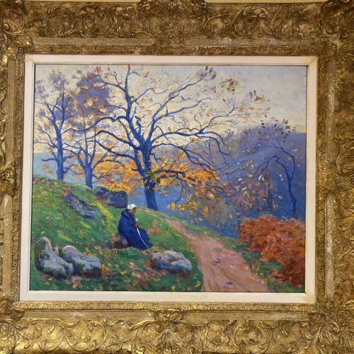 Hand-painted replica displayed in the client’s home