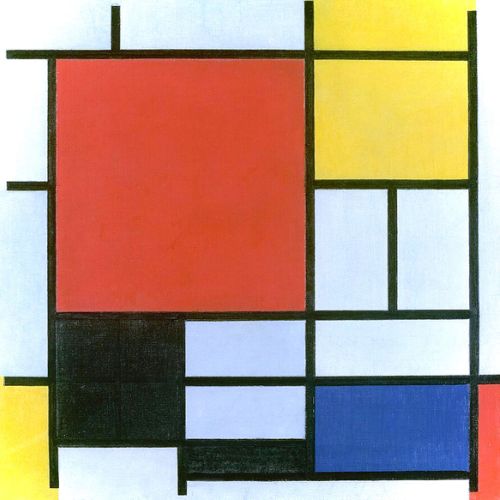 Order a handmade reproduction of Composition in Red, Yellow, Blue, and Black by Piet Mondrian