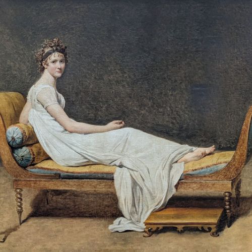 Have a portrait from photo created: Madame Récamier née Julie dite Juliette by Jacques-Louis David
