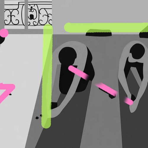 Tonal value structure in Caillebotte’s “The Floor Scrapers”