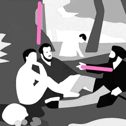 Value structure and focal point in Manet’s “Luncheon on the Grass”