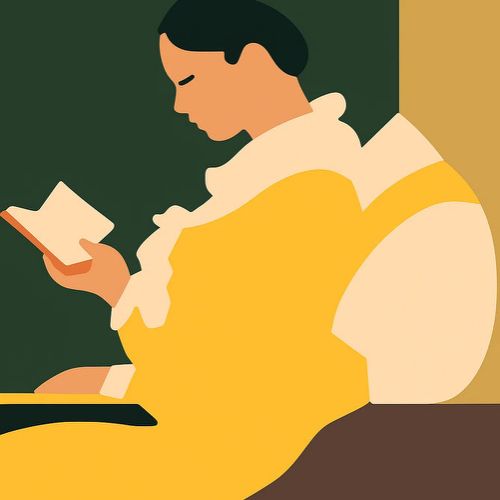 Mass structure in Fragonard’s “The Reader”