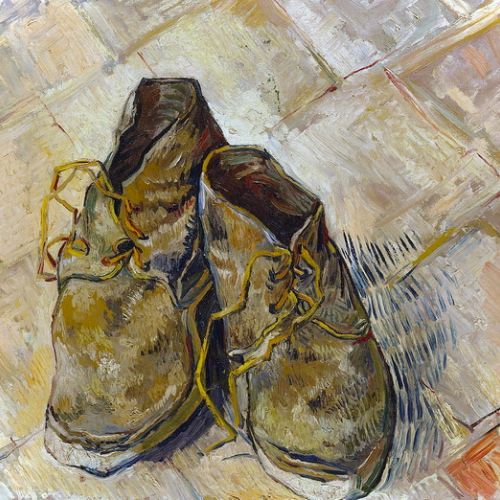 Faithful copy of Shoes by Van Gogh, on order
