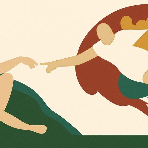 Essential forms in Michelangelo’s “The Creation of Adam”