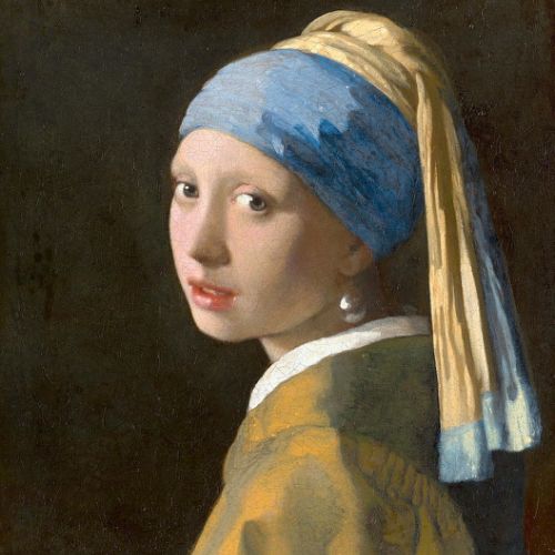 Find an artist to copy Girl with a Pearl Earring by Vermeer, hand-painted