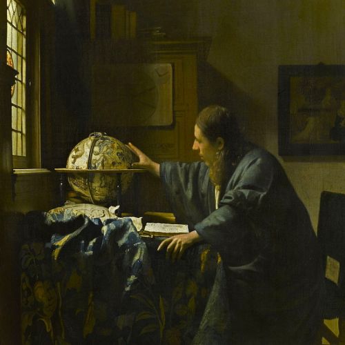 Order a handmade painting of The Astronomer by Vermeer