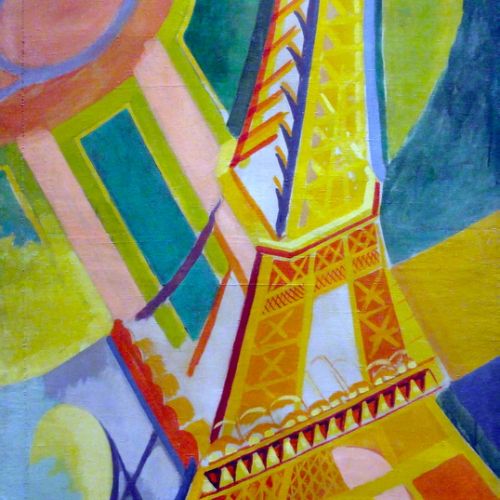 Copy of The Eiffel Tower by Robert Delaunay for interior decoration